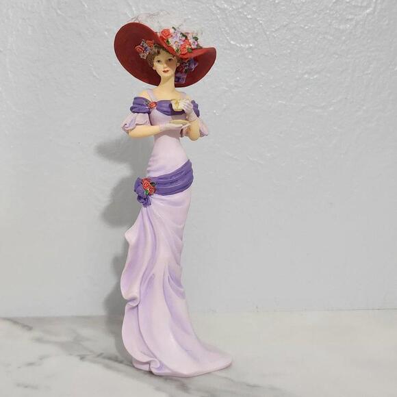 2/$50 Thomas Kinkade Garden Party Figurine 2008 #6272A Hamilton Collection - Picture 1 of 9